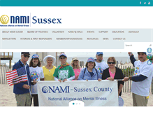 Tablet Screenshot of nami-sussex-nj.org